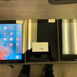 Apple iPad 2 (Wi-Fi Only) Model A1395 (QTY 3)