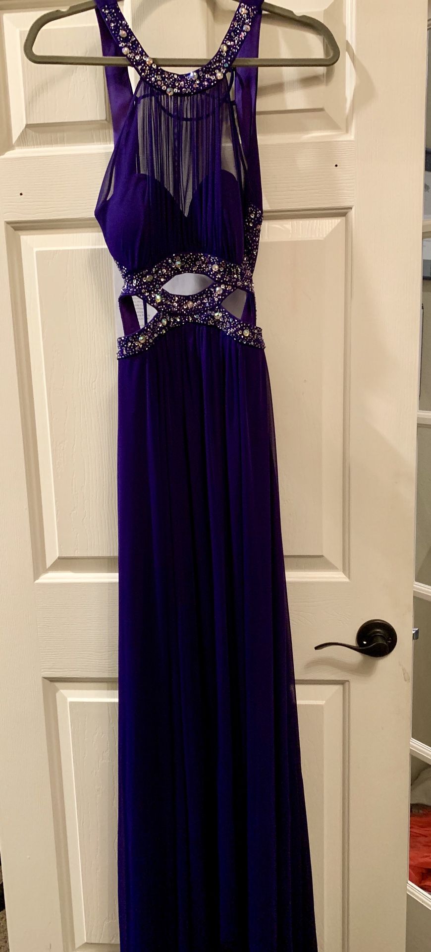 Rich purple holiday/prom dress