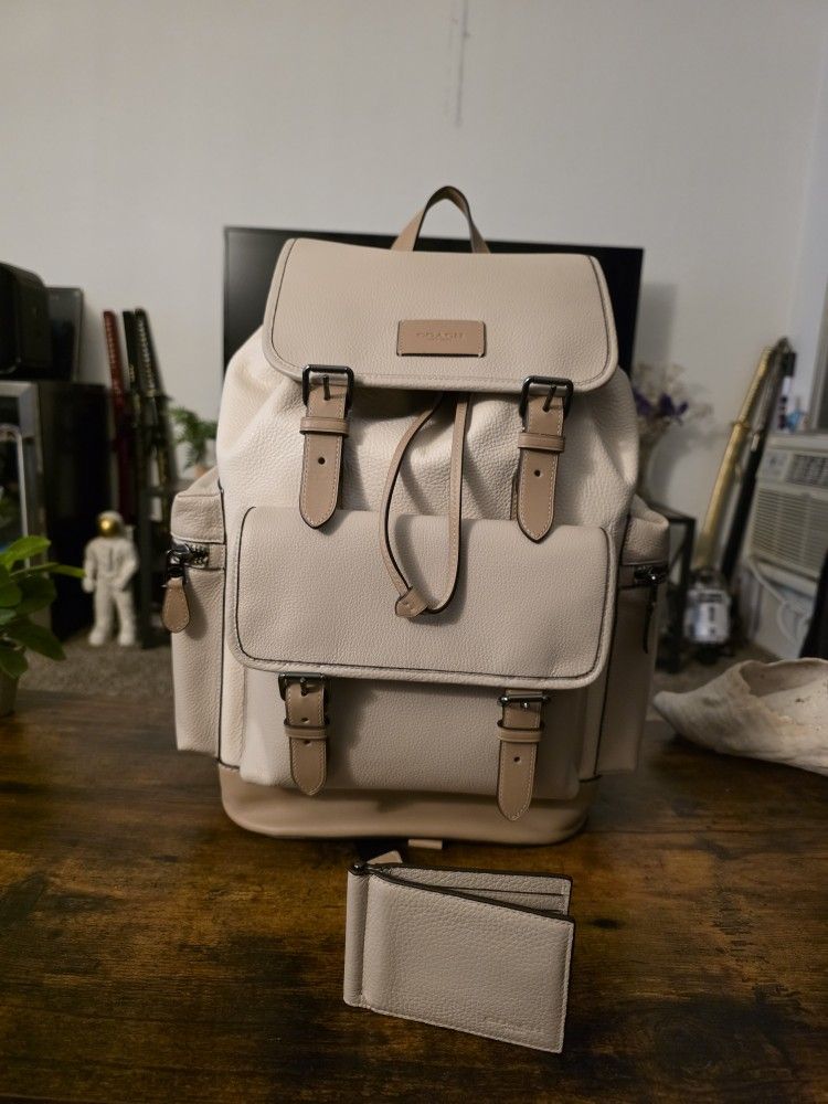 Coach Backpack w/ Wallet