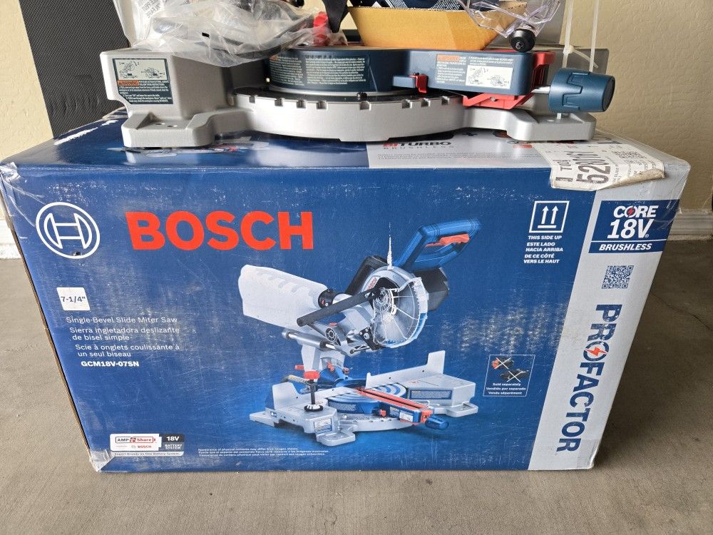 Bosch Profactor 7-1/4-in 18-volt Sliding Compound Cordless Miter Saw