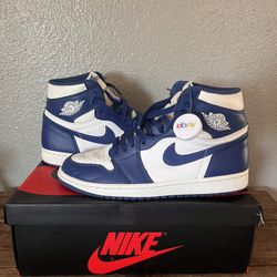 Jordan Retro 1 High OG “Storm Blue” Size 10.5 *eBay Authenticated W Box*