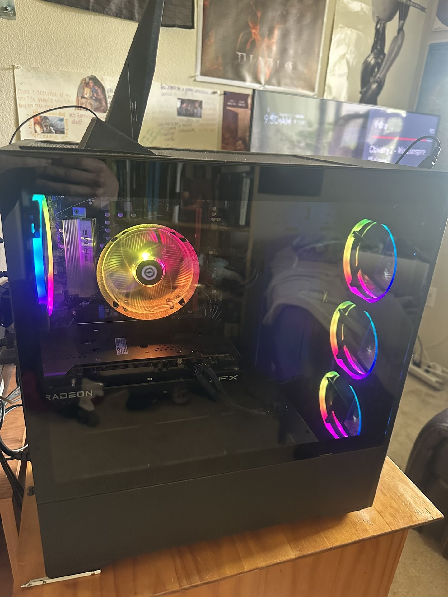 Ryzen 5 gaming Pc W/ 60hz Monitor