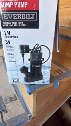 Everbilt 1/4 HP Sump Pump