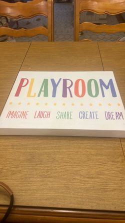 Children nursery/playroom signs