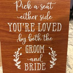 Wedding Signs/Walkie Talkies !! 