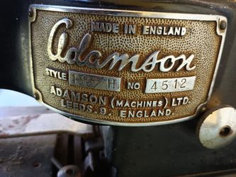 Adamsons Sewing Machine 