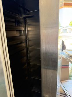 Pass thru fridge