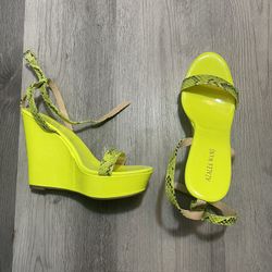 Azalea Want Neon Wedges 