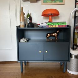 Blue And Brass Console