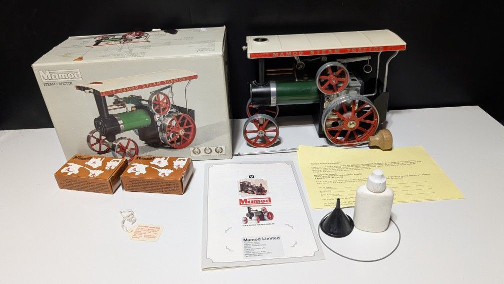 Mamod Steam Tractor ST1 Original Box with Accessories and Instruction Manual