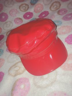 Latex red French hat. Size: one