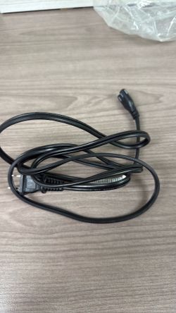 Black IEC C7 Power Cord Cable