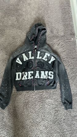 Vale Rhinestone multi color zip up