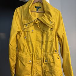 Polo RALPH LAUREN Nautical/Water-Resistant  Jacket Yellow size Large