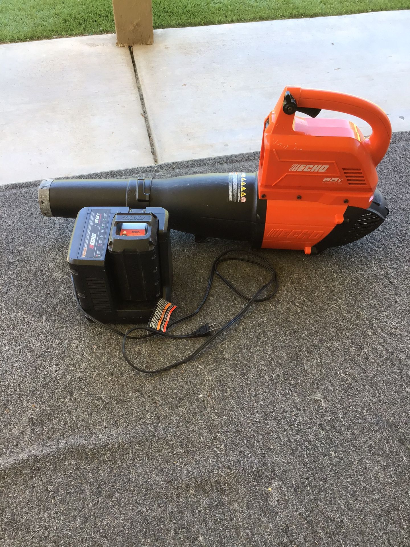 Echo Leaf Blower With Charger And Battery