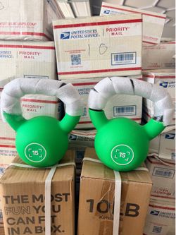 Price is firm new kettlebells