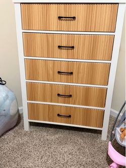 Dresser- white for sale as is