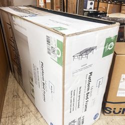14” High Quad Fold Steel Platform Bed Frame – Queen • Brand New in Box ✨🛏️