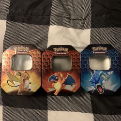 Pokemon Hidden Fates Tins