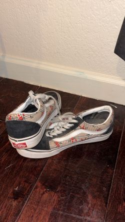 Vans Old Skool Floral Plaid Sneakers