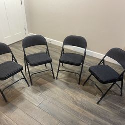 Foldable chairs W/ Padding [Must take tonight / Tomorrow Morning]