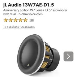 Jl Audio 13inch Speaker