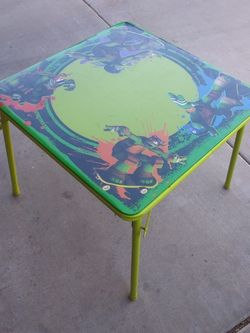 Kids Ninja Turtle Table