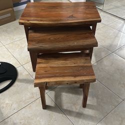 Nesting Tables - Wood 
