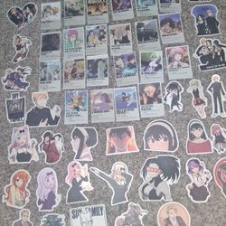 Assorted Anime Stickers Bundle....