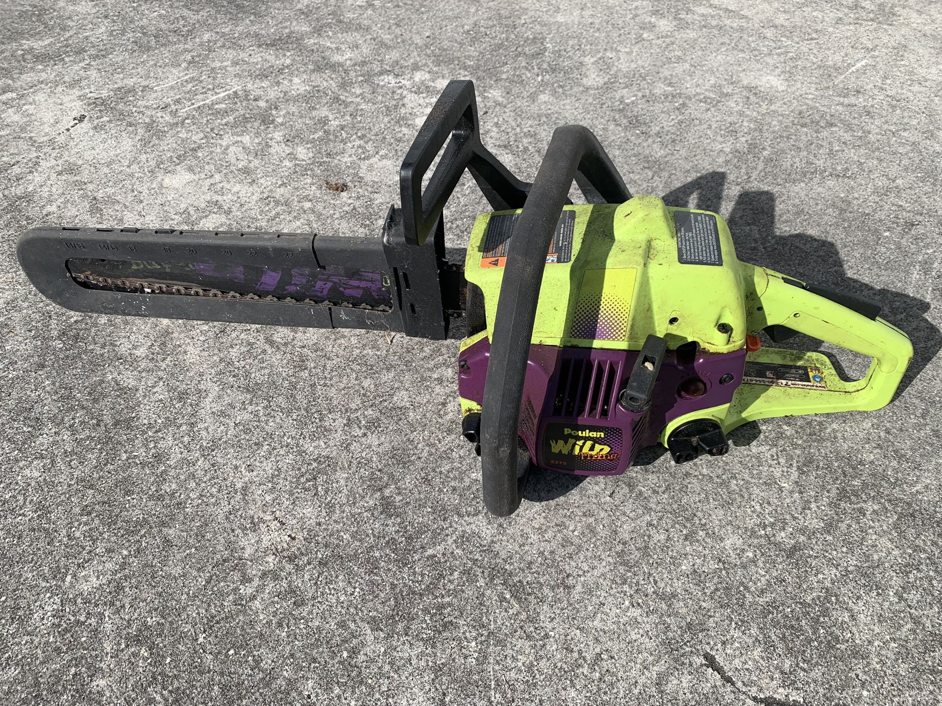 Chainsaw Poulan 18 In