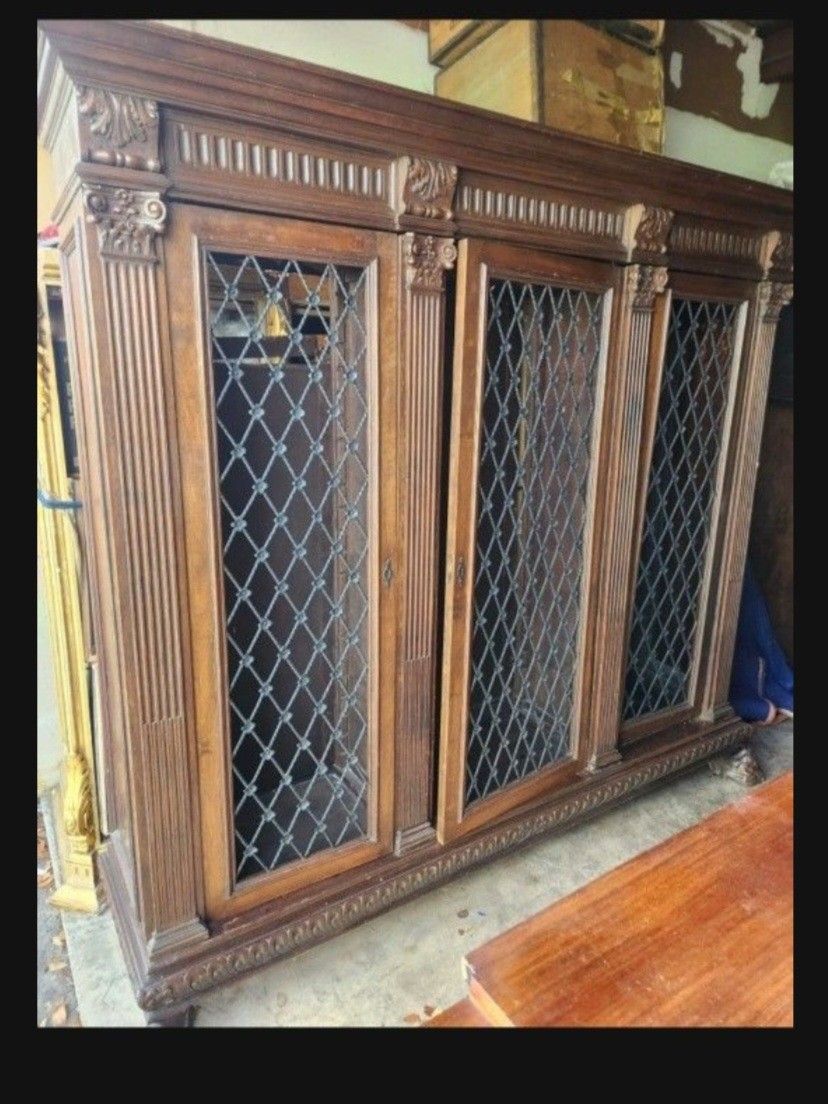 Antique Italian Renaissance bookcase