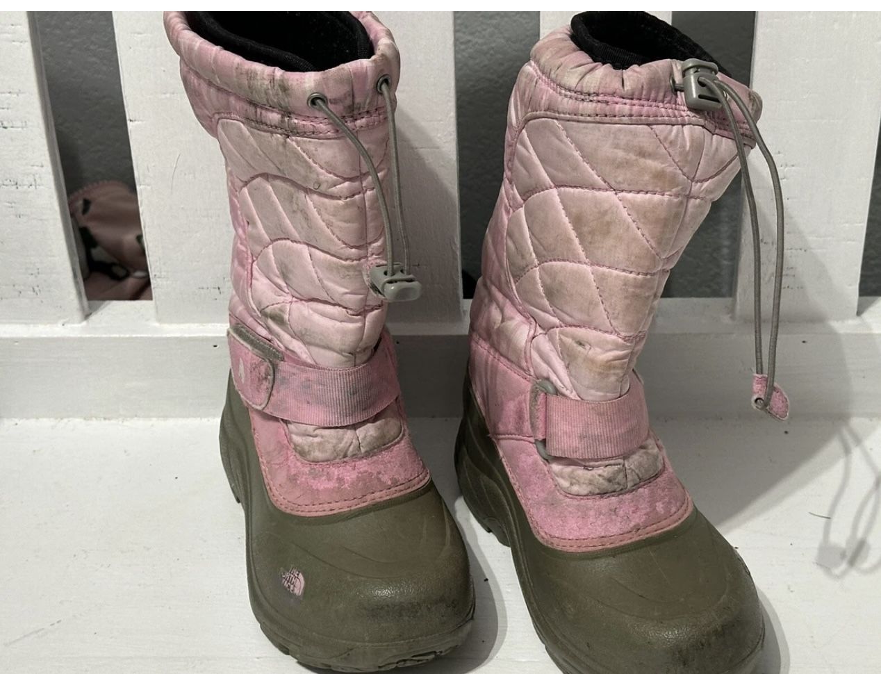 🦄. THE NORTH FACE Toddler Girl Winter Snow Boots  Sz 11