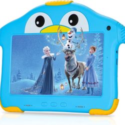 Kids Tablet 7inch Tablet for Kids Android 10 Toddler Tablet Eye Protection 32GB Kids APP Preinstalled Learning Tablet WiFi Education Dual Cameras with