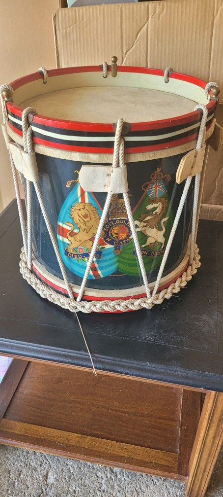 Vintage British Marching Drum