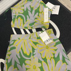 Zara Mini Skirt Set