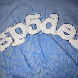 SP5DER hoodie Baby Blue Size M