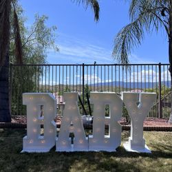 Baby Marquees Letters 