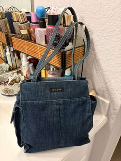 Guess Denim Tote Bag