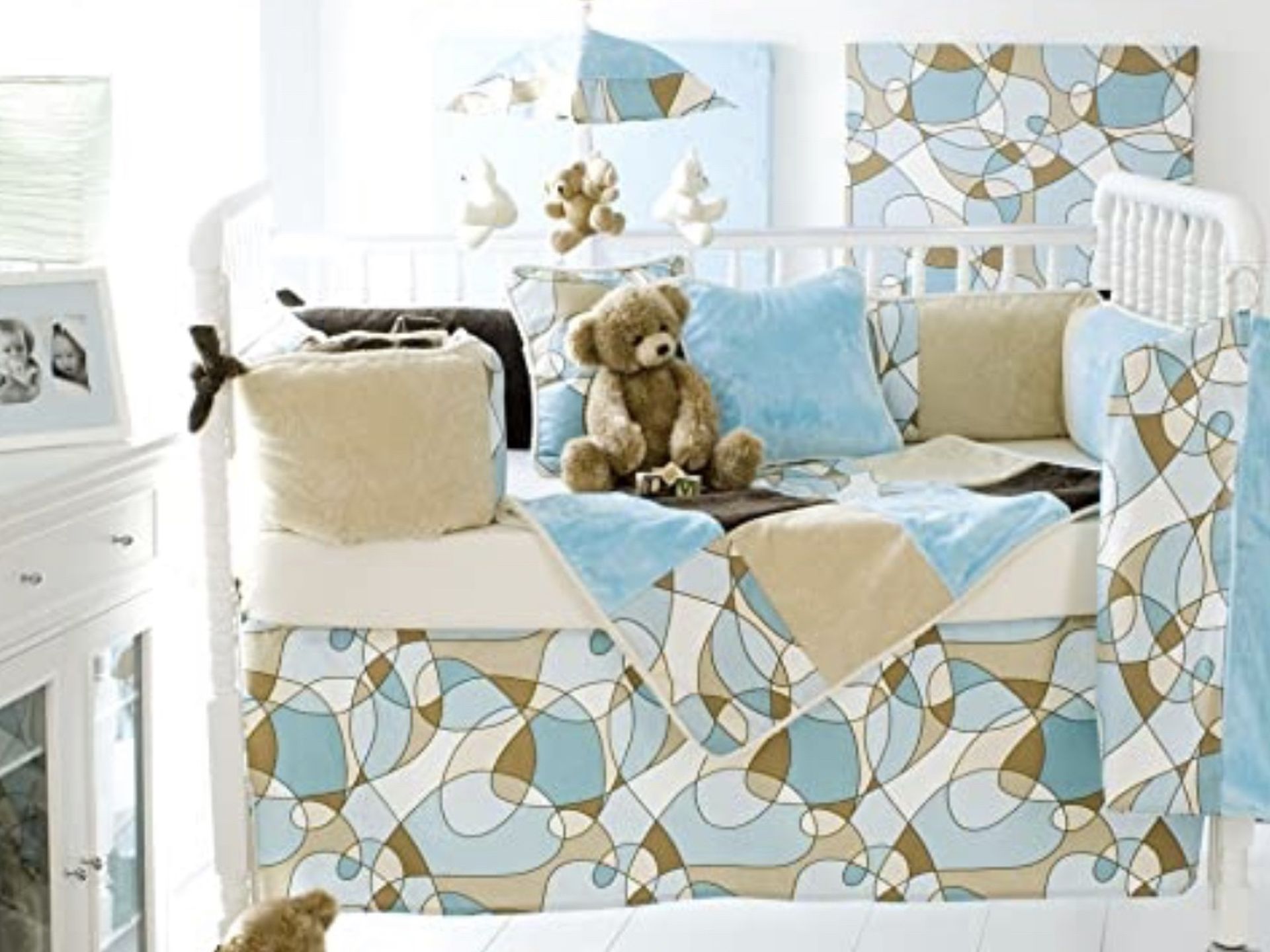 Glenna Jean Scribbles (Blue) Bedding