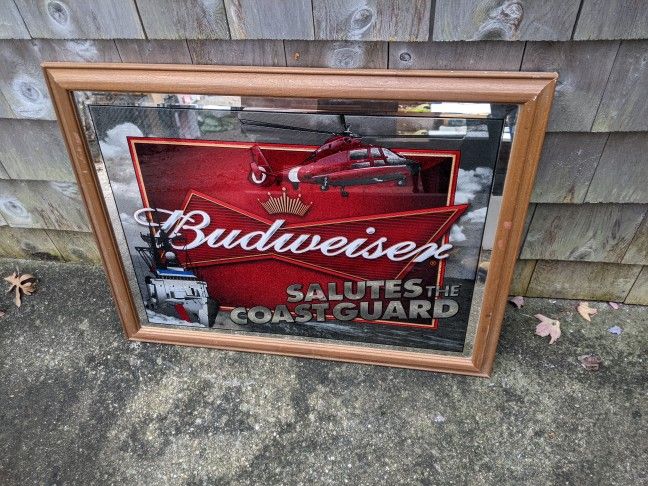 Budweiser Salutes The Coast Guard Mirror