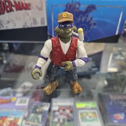 Vintage TMNT Farmer Donatello Mutant Tractor Driver 1994 Ninja Turtles