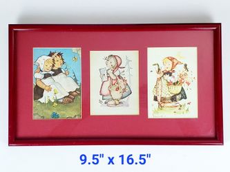 Framed Hummel Art Prints - Set of 3