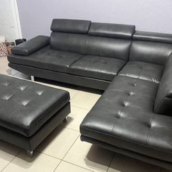 Ibiza Sectional Ottoman Scholar $999 With Easy Finance