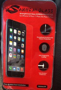 I phone 8 plus screen protector. Tempered glass. Also fits 6 plus and 7 plus.