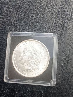 1888 One dollar silver coin