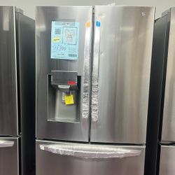 Refrigerator Stainless Steel 36” New Open Box 1 Year Warranty. Free Delivery 