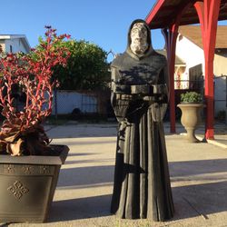 Gothic St. Francis Of Assisi Garden Yard Statues Decor 