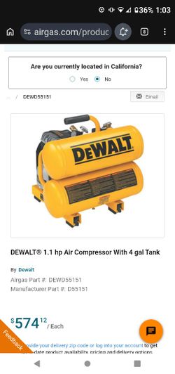 DeWalt Air Compressor