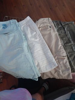 4 shorts, $3.00 each