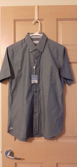 Hickey Freeman Men's Short Sleeve Shirt Size S